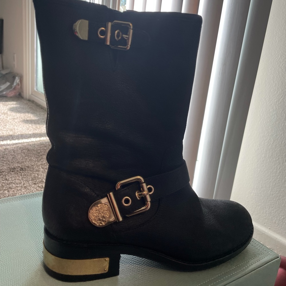 Vince Camuto “Winchell” black moto boot